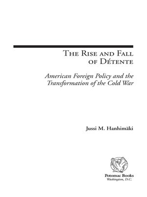 cover image of The Rise and Fall of Détente